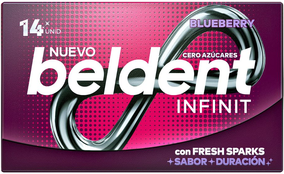 Beldent Infinit Blueberry x14 - Nerilan Uruguay